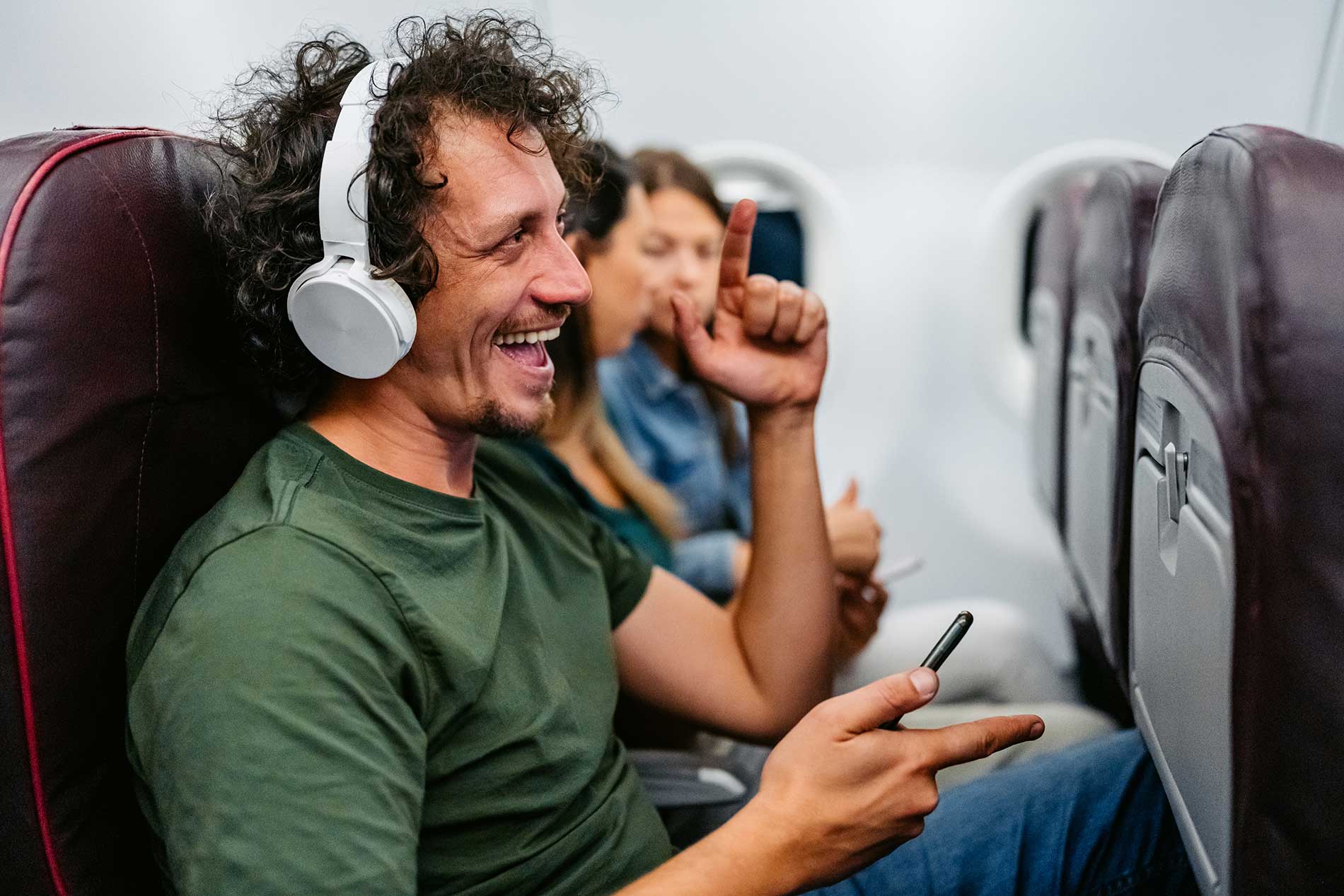 A private oasis on an airplane